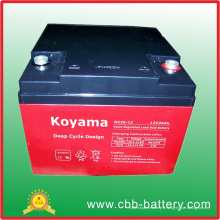 Batterie profonde du cycle AGM de 12V 26ah pour UPS / protecteur de montée subite